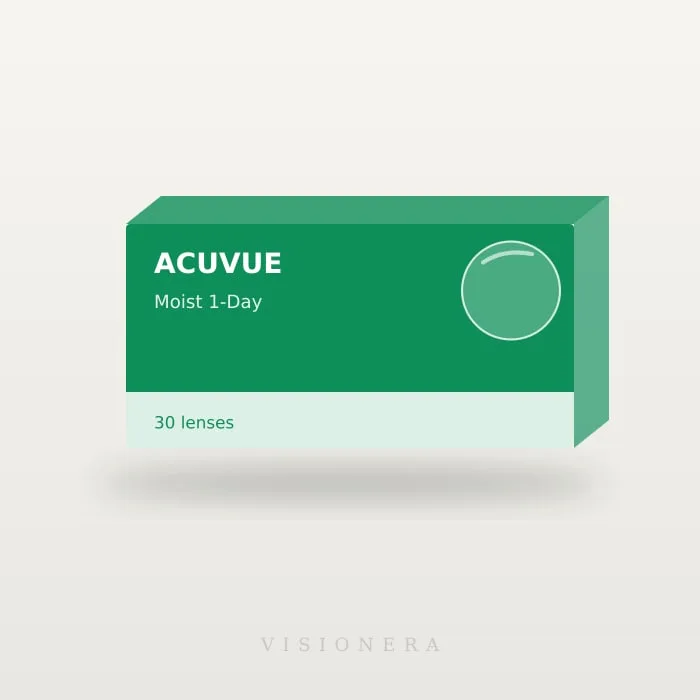 Acuvue Moist 1-Day (30 Pack), Acuvue Contact Lenses, Clear