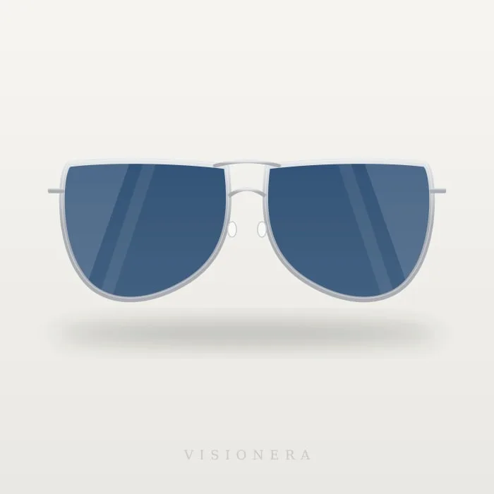 جلو پارک کڈز ایوی ایٹر, Visionera Kids دھوپ کے چشمے, Silver / Blue